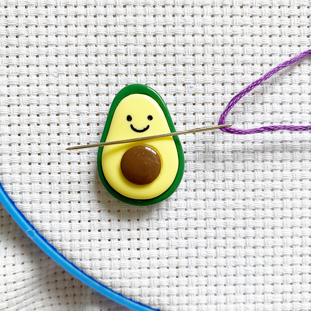 Avocado Needle Minder for Cross Stitch, Magnetic Needle Keeper, Embroidery  Accessories - AliExpress